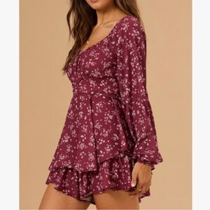 Altar'd State floral romper New large
